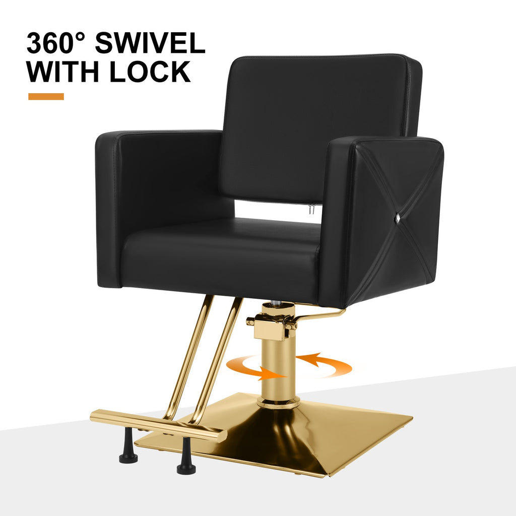 Heavy Duty Hydraulic Barber Chair for Salon & Beauty Studios