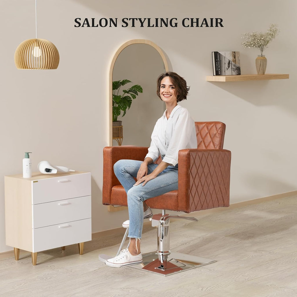 Heavy Duty Hydraulic Barber Chair for Haircut & Salon Styling
