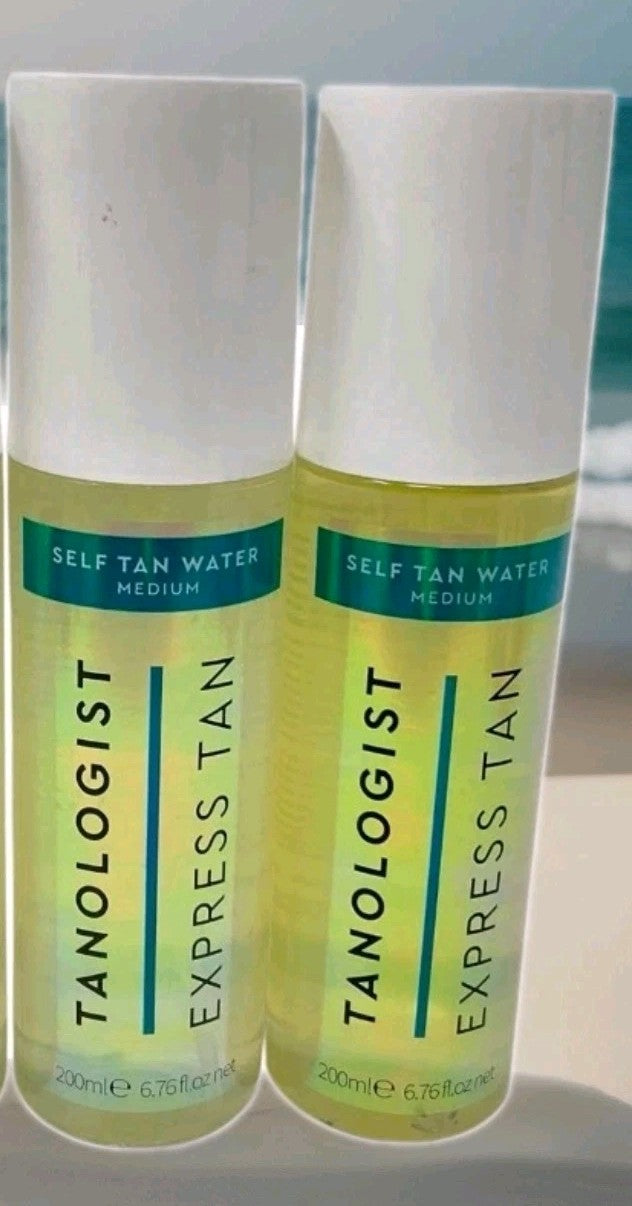Self Tan Water Medium - Tanologist Express Tan Sunless Tanning Spray Set of 2