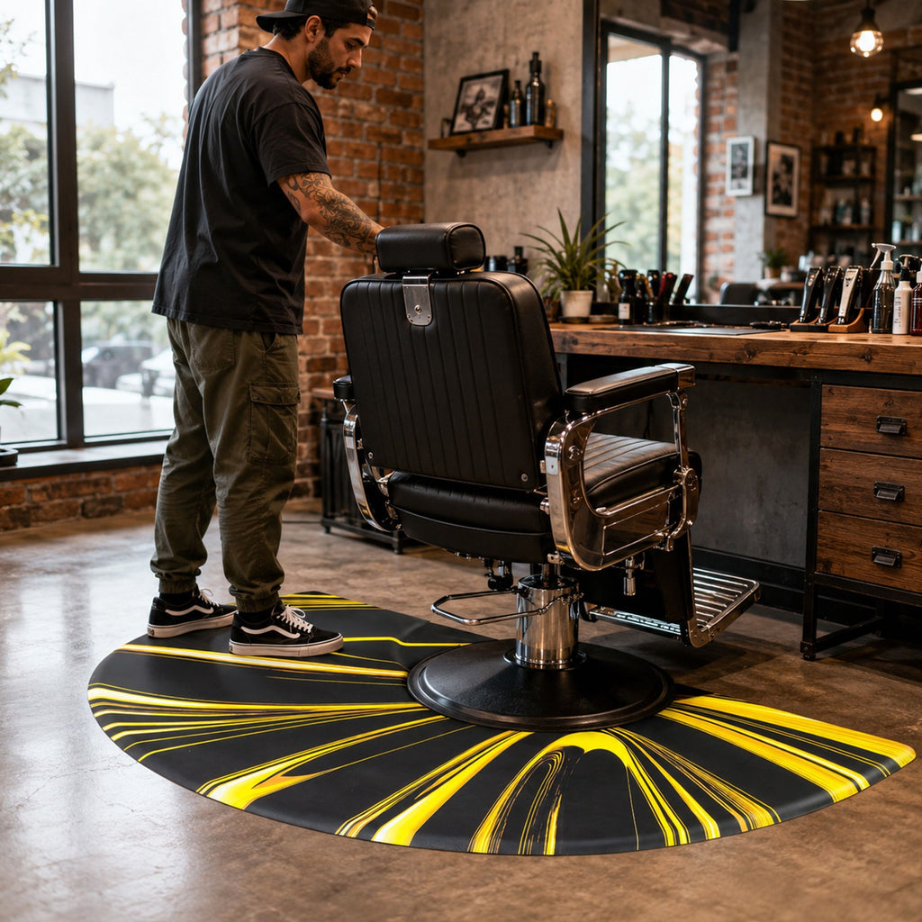 3ft x 5ft Anti-Fatigue Standing Mat for Hair Stylist & Barber Workstations