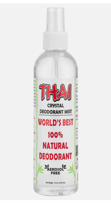 Natural Crystal Deodorant Mist - Unscented, 8 fl oz (240 ml)