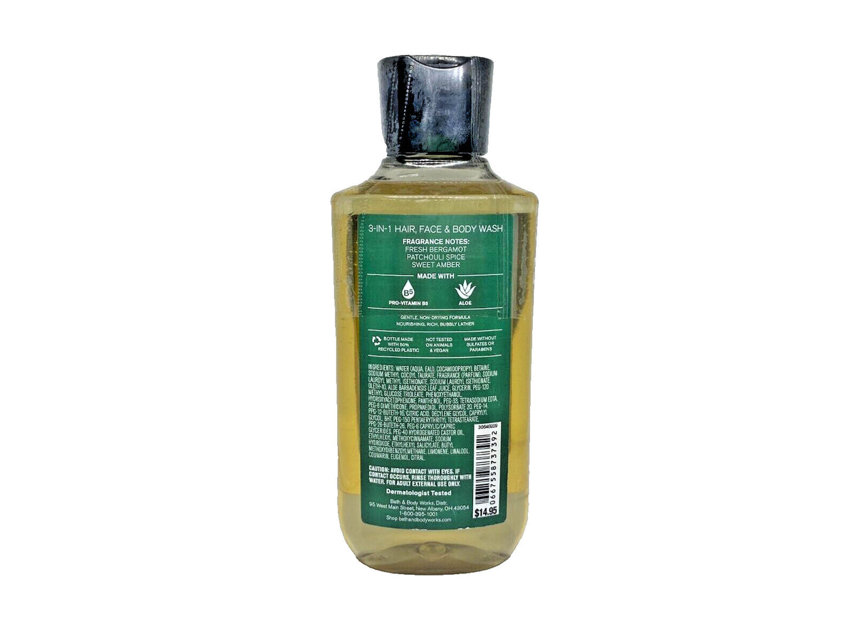 Bath & Body Works Classic Flannel Body Wash Set of 3 - 10 Oz / 295 ML
