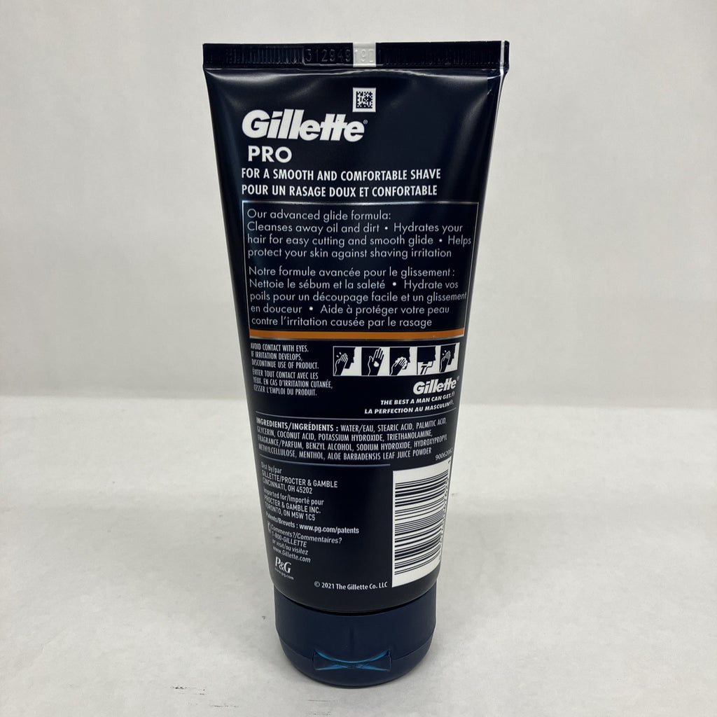 Gillette Pro Sensitive Shave Cream - Advanced Glide Formula, 6 Fl oz, 3 Pack