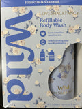 Refillable Hibiscus and Coconut Body Wash - LoveShackFancy