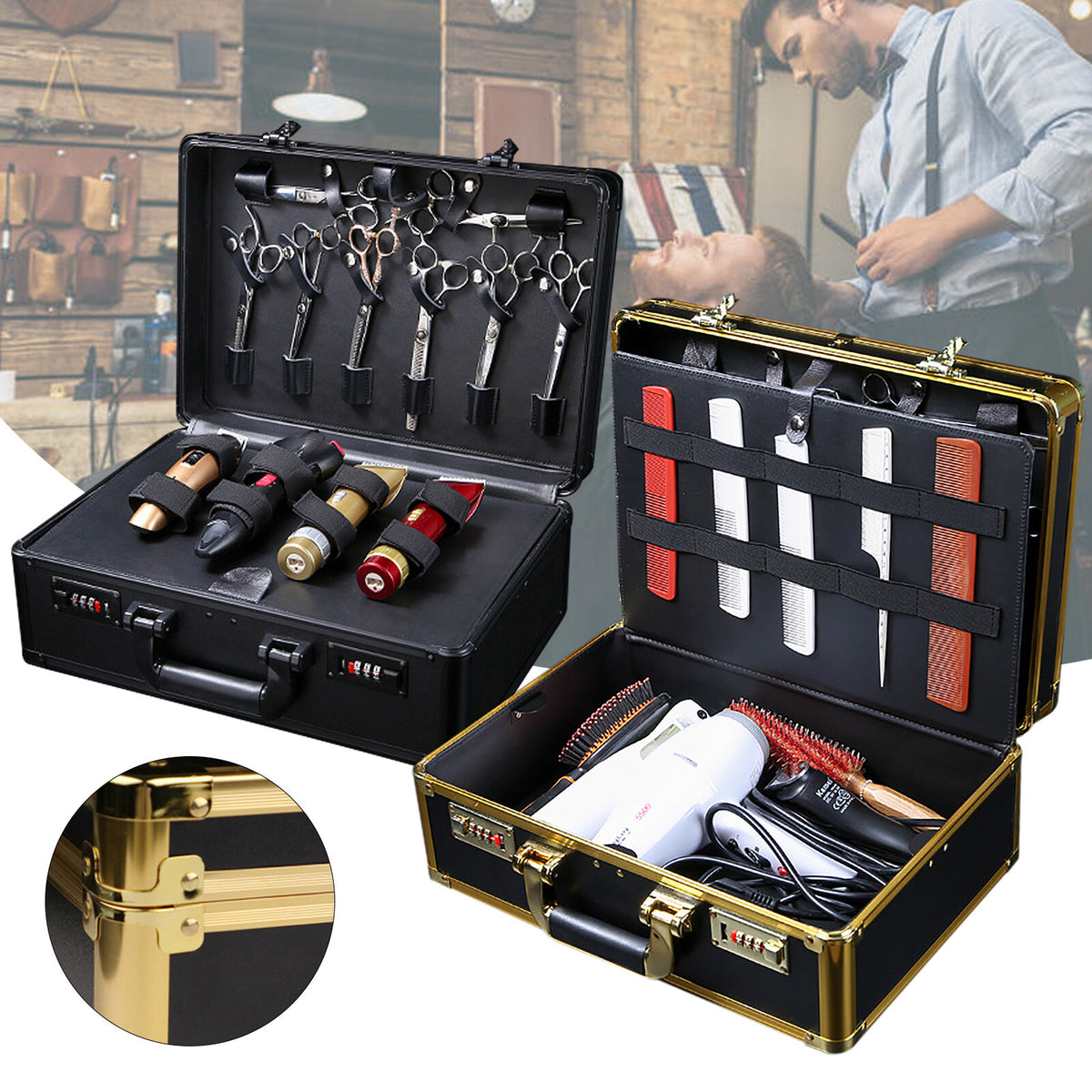Professional Barber Stylist Carrying Case for Clippers, Trimmers & Tools