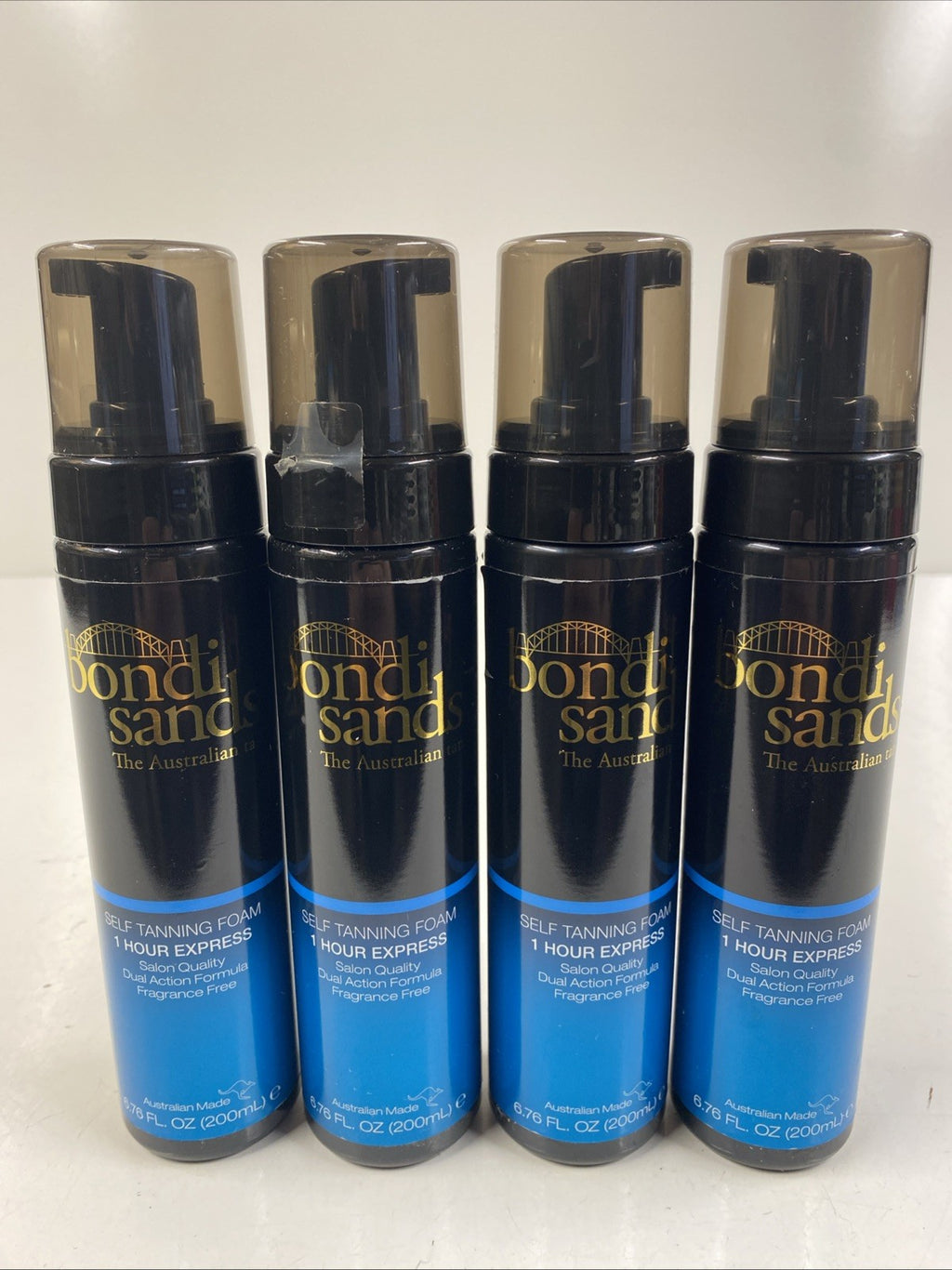 4-Pack Self Tanning Foam 1 Hour Express - Bondi Sands 6.76 Fl Oz