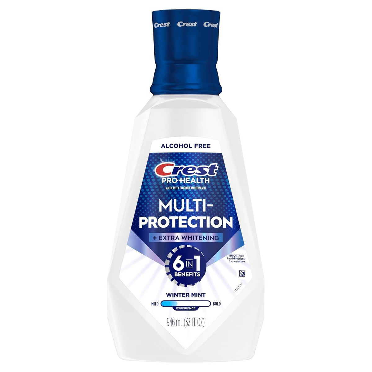 Whitening Mouthwash Alcohol-Free 32 Fl Oz - Fluoride & Enamel Support