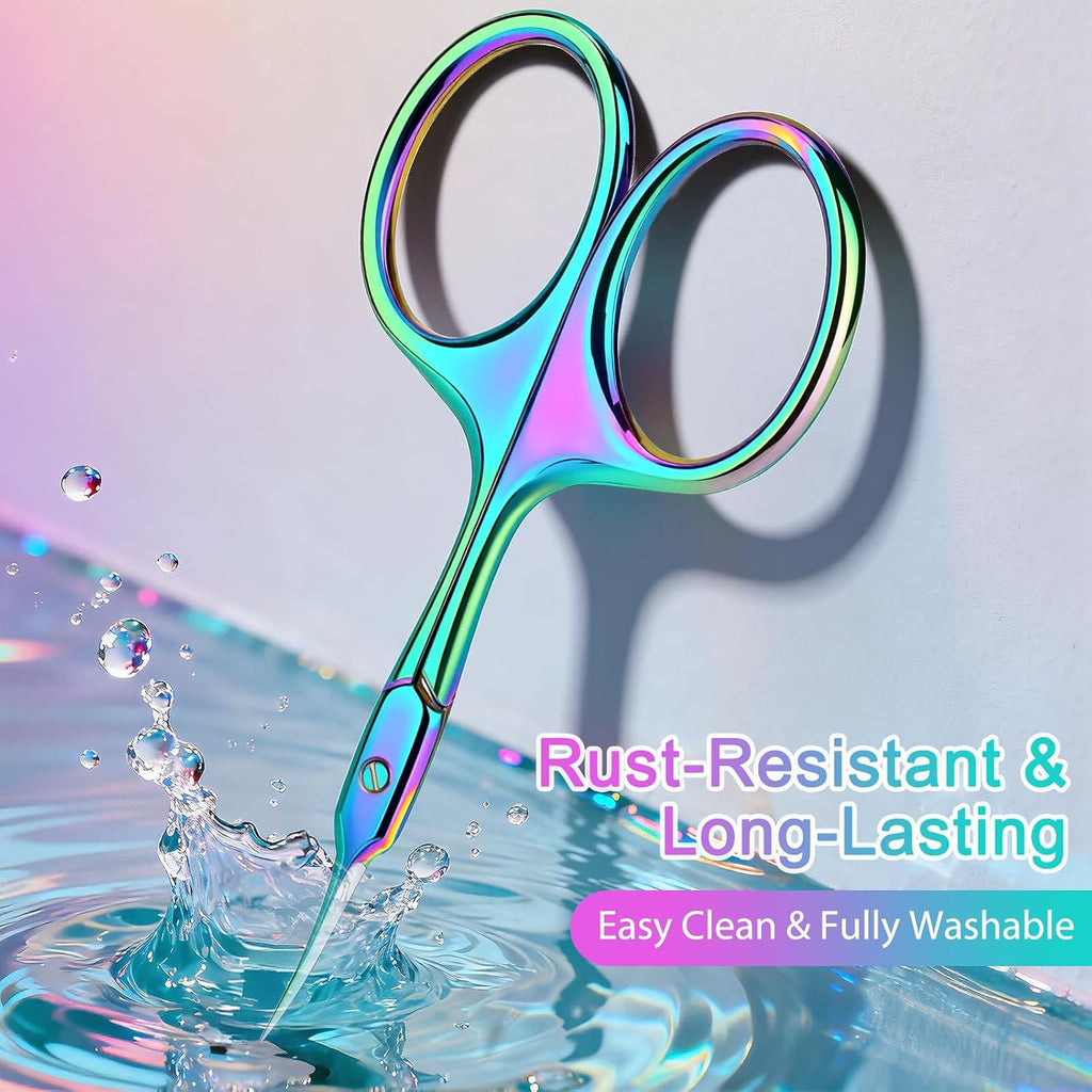 Stainless Steel Curved Cuticle Scissors for Manicure Pedicure Precise Trimming