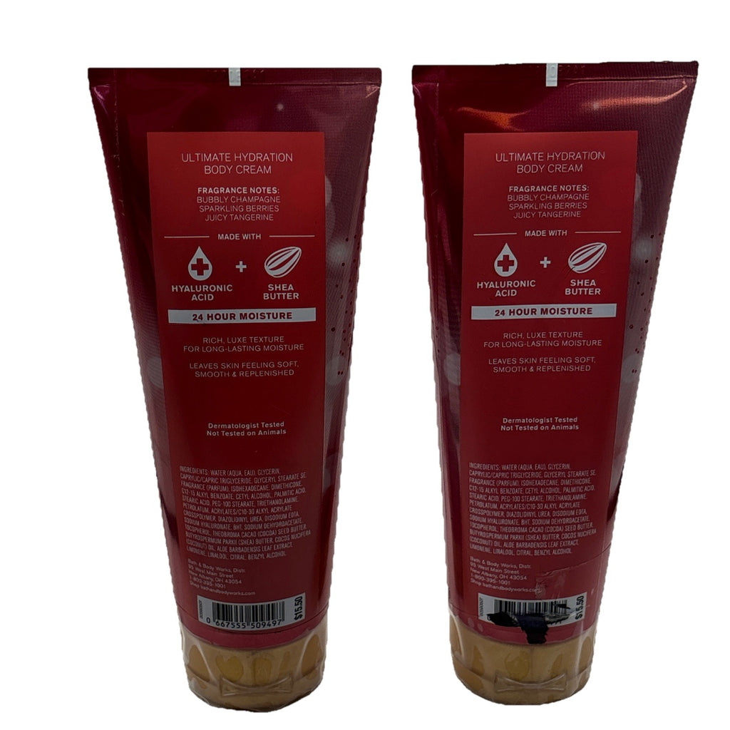 Champagne Toast Body Cream 2 Pack with Shea & Hyaluronic Acid - Bath & Body Works