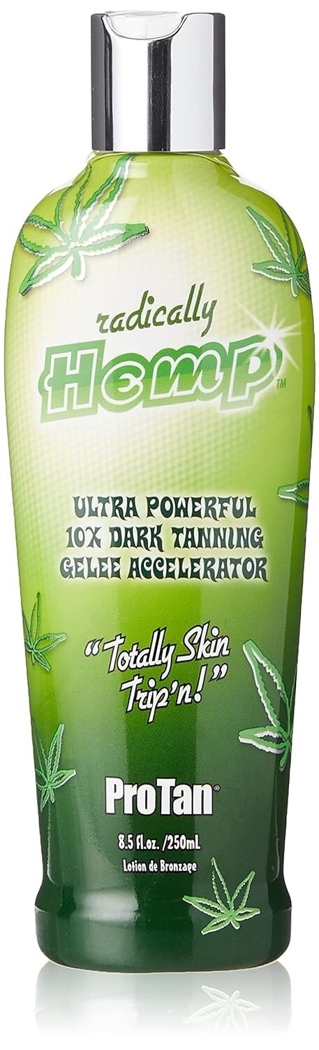 Dark Tanning Gel Accelerator with Hemp & Botanicals - 8.5Oz, Pack of 3