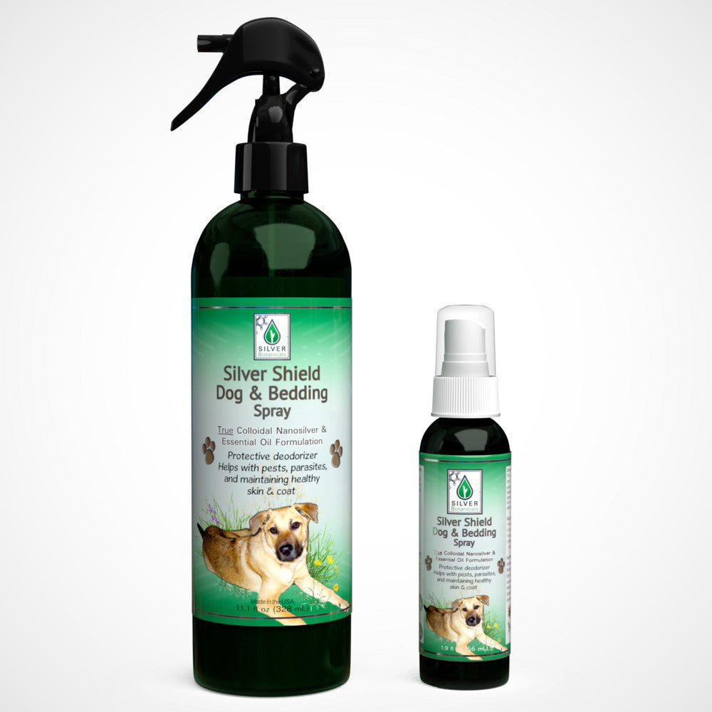 All-Natural Dog & Bedding Hygiene Spray with Colloidal Silver - Calming Essential Oils
