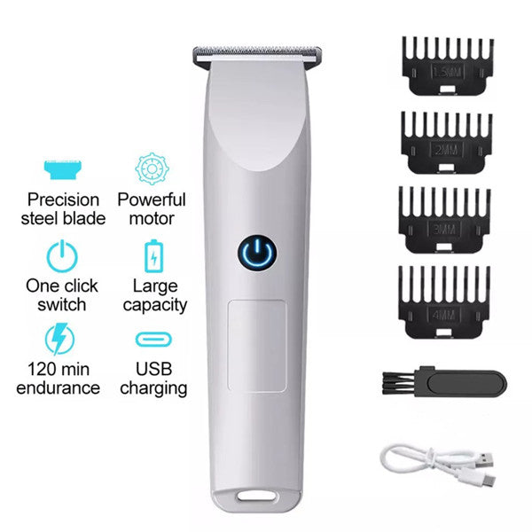 Men's Electric Hair Clippers & Beard Trimmer Rechargeable Grooming Machine
