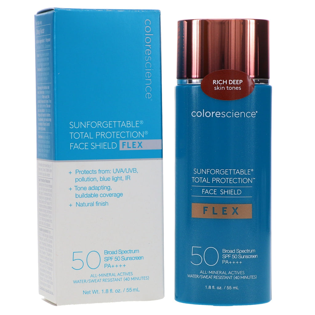 Sun Protection Face Shield SPF 50 Rich Deep Mineral Sunscreen 1.8 oz
