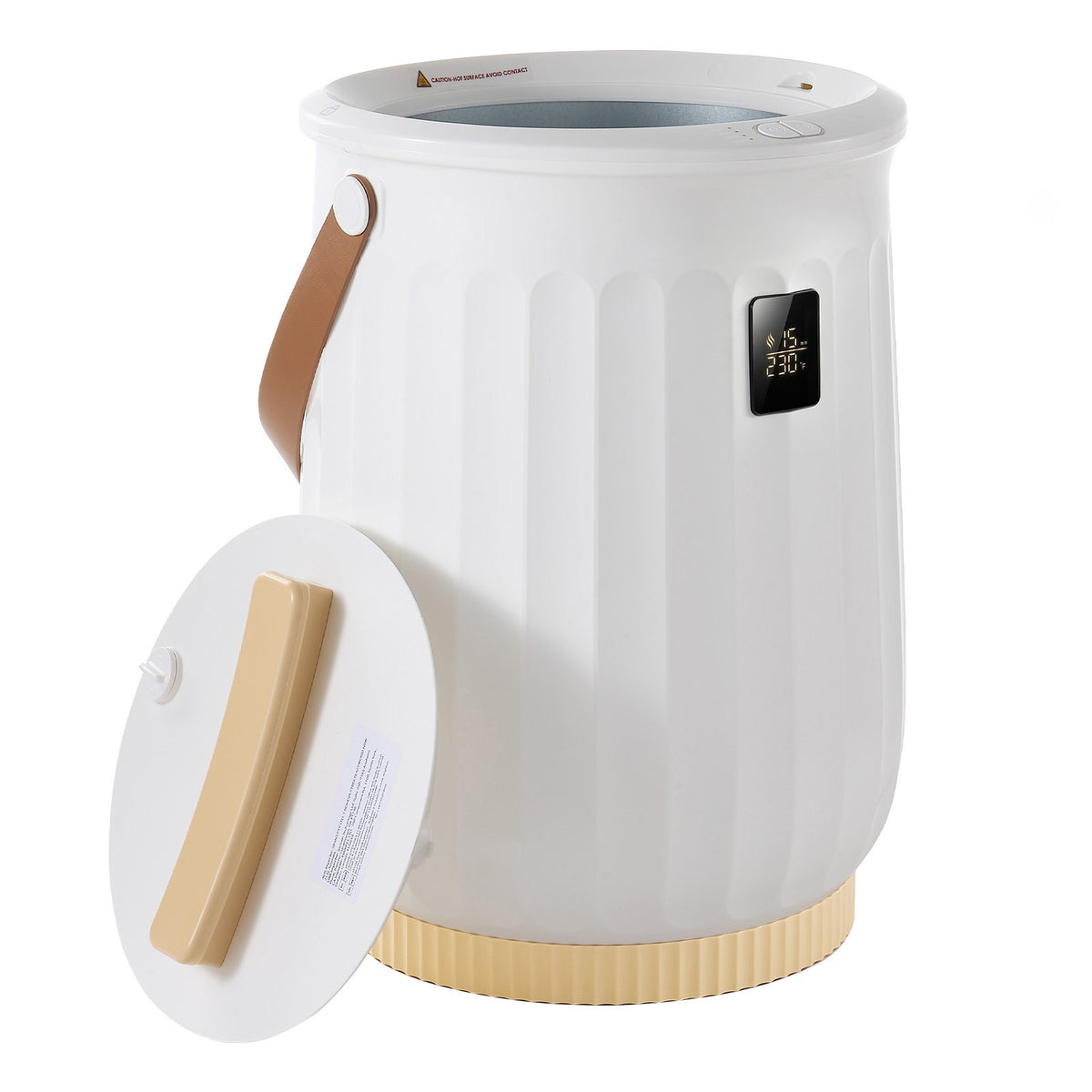 20L Bathroom Towel Warmer with LED Timer and Adjustable Heating