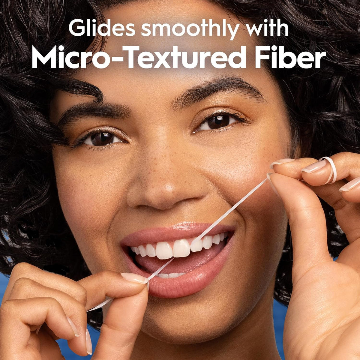 Dental Floss 3 Pack - Deep Clean Micro-Textured Mint Floss for Effective Plaque Removal