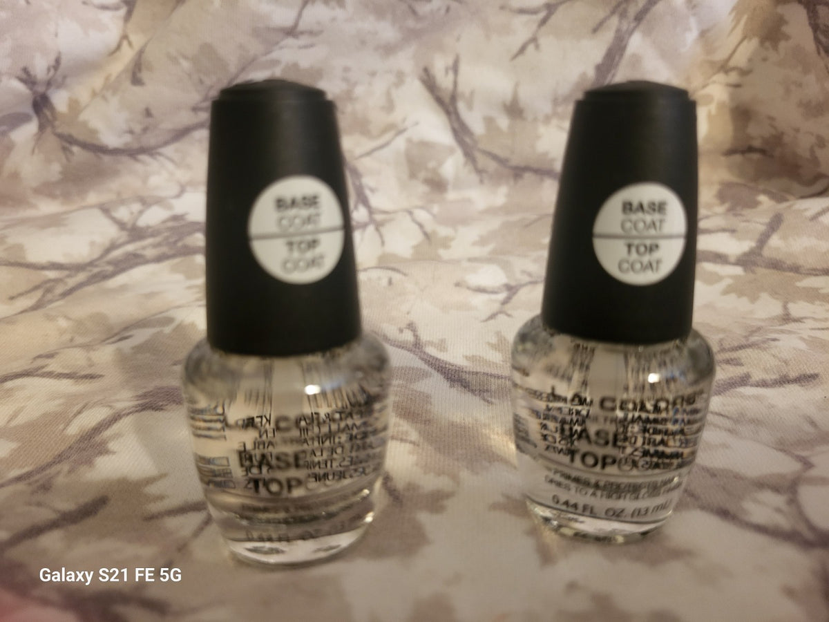 Clear Nail Polish Top Coat - 2 Pack, 0.44 Fl Oz - L.A. Colors