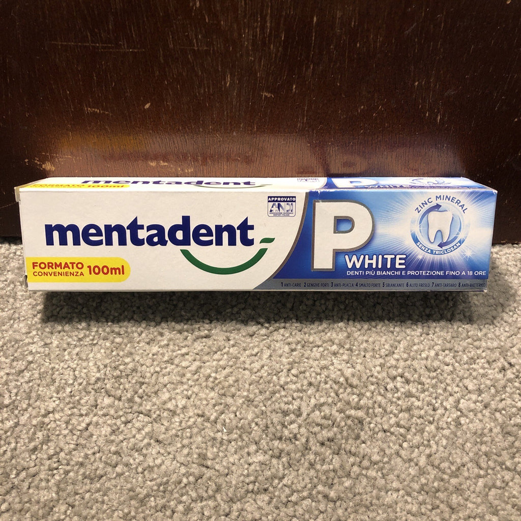 Mentadent P Fluoride Toothpaste with 18HR Whitening & Protection 100ml