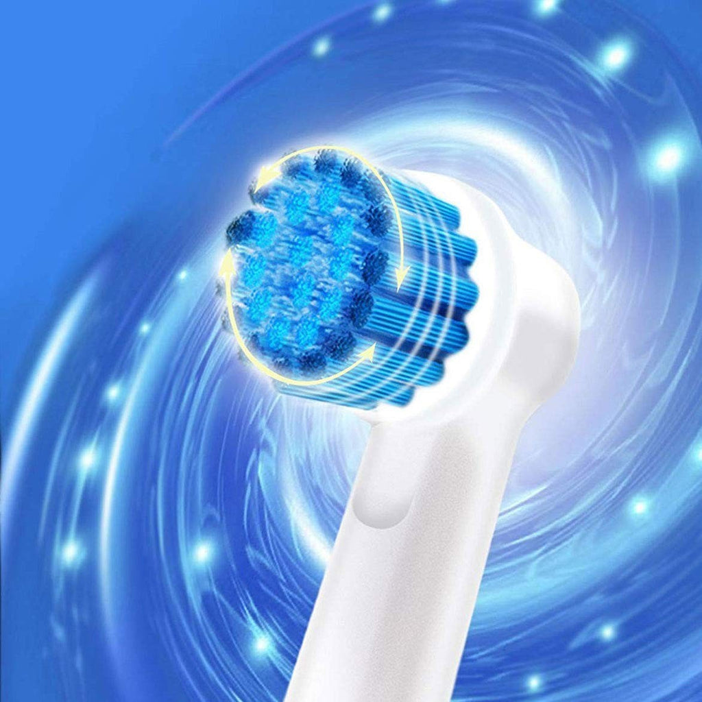 Sensitive Toothbrush Heads Compatible with Oral-B Electric Toothbrushes - 4 Pack