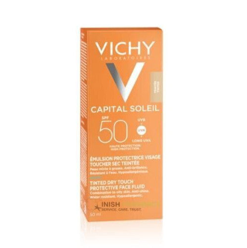 Vichy SPF 50 BB Tinted Mattifying Face Fluid - Oil Control, Sensitive Skin