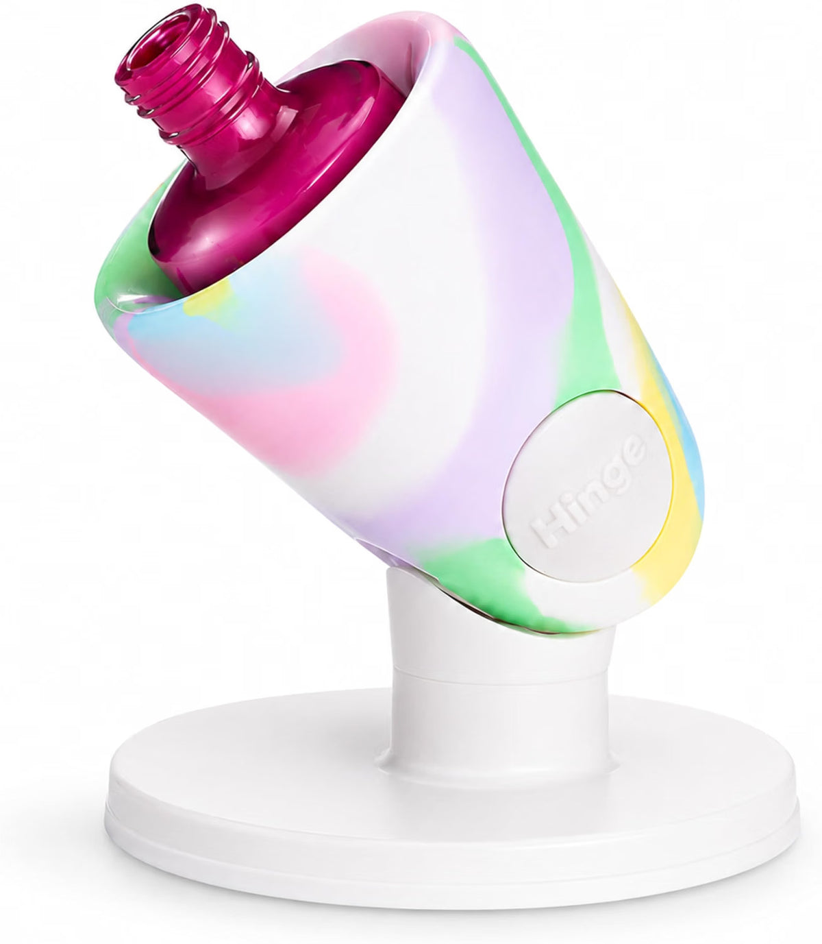 Hinge Nail Polish Holder with Smartgrip Technology - Mess-Free, Adjustable for All Bottles