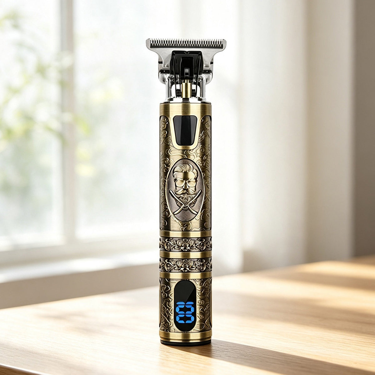 Cordless Men Beard & Hair Trimmer Set with USB Charging, Waterproof