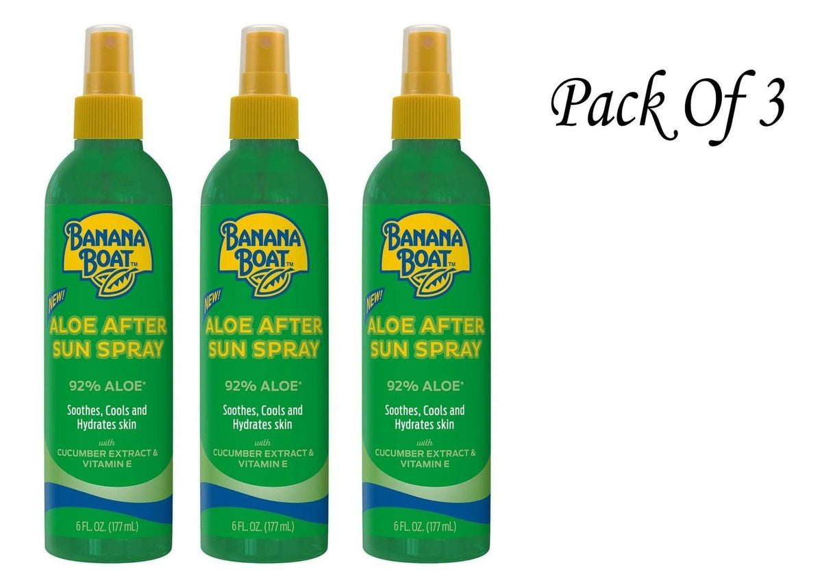 After Sun Spray with Aloe Vera & Cucumber Extract - 6oz, Pack of 3
