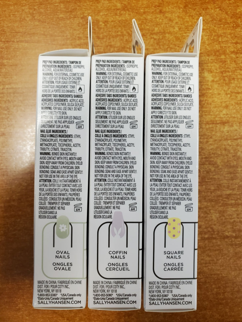 Press On Nails Set with Easter Hershey's Design - Sally Hansen 3 Pack