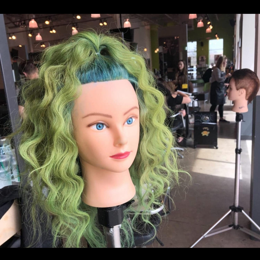 20-22 Inch Blonde Mannequin Head for Hair Styling & Braiding Practice