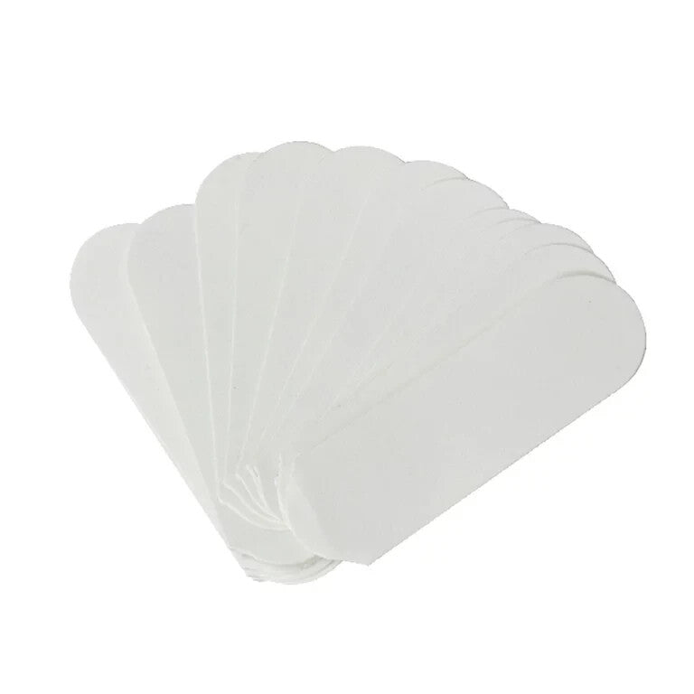 Cuccio Pedicure File Refill Pack 180 Grit Water-Resistant Abrasive White 50 Sheets