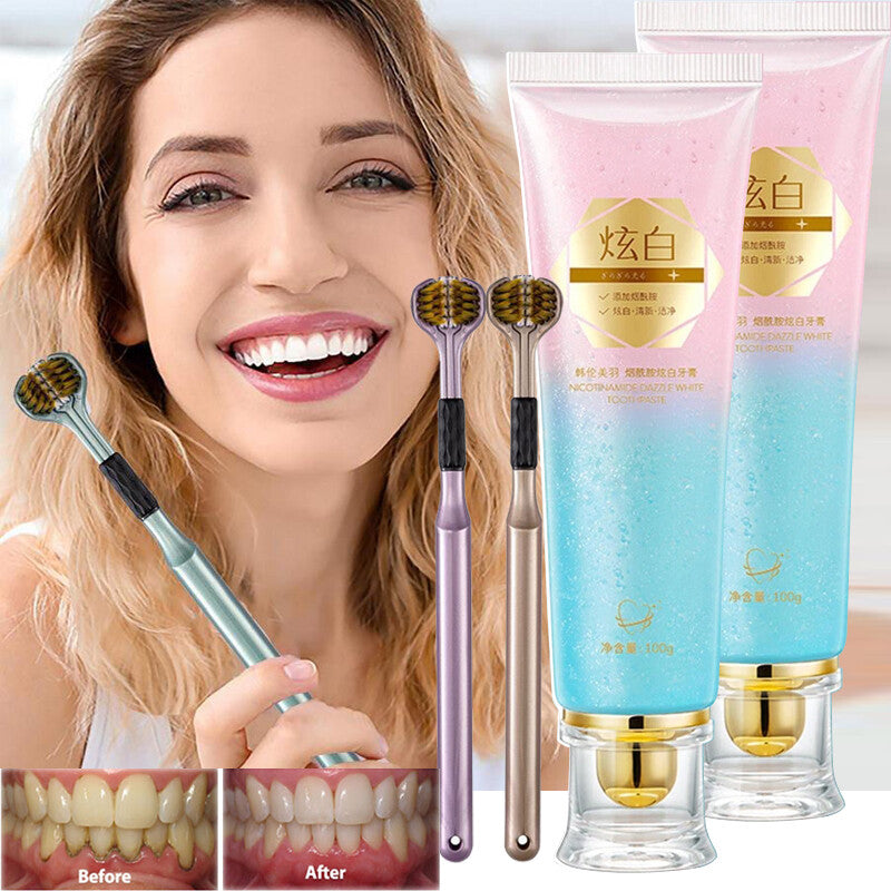 Niacinamide Whitening Toothpaste for Bright Teeth & Fresh Breath - 100g