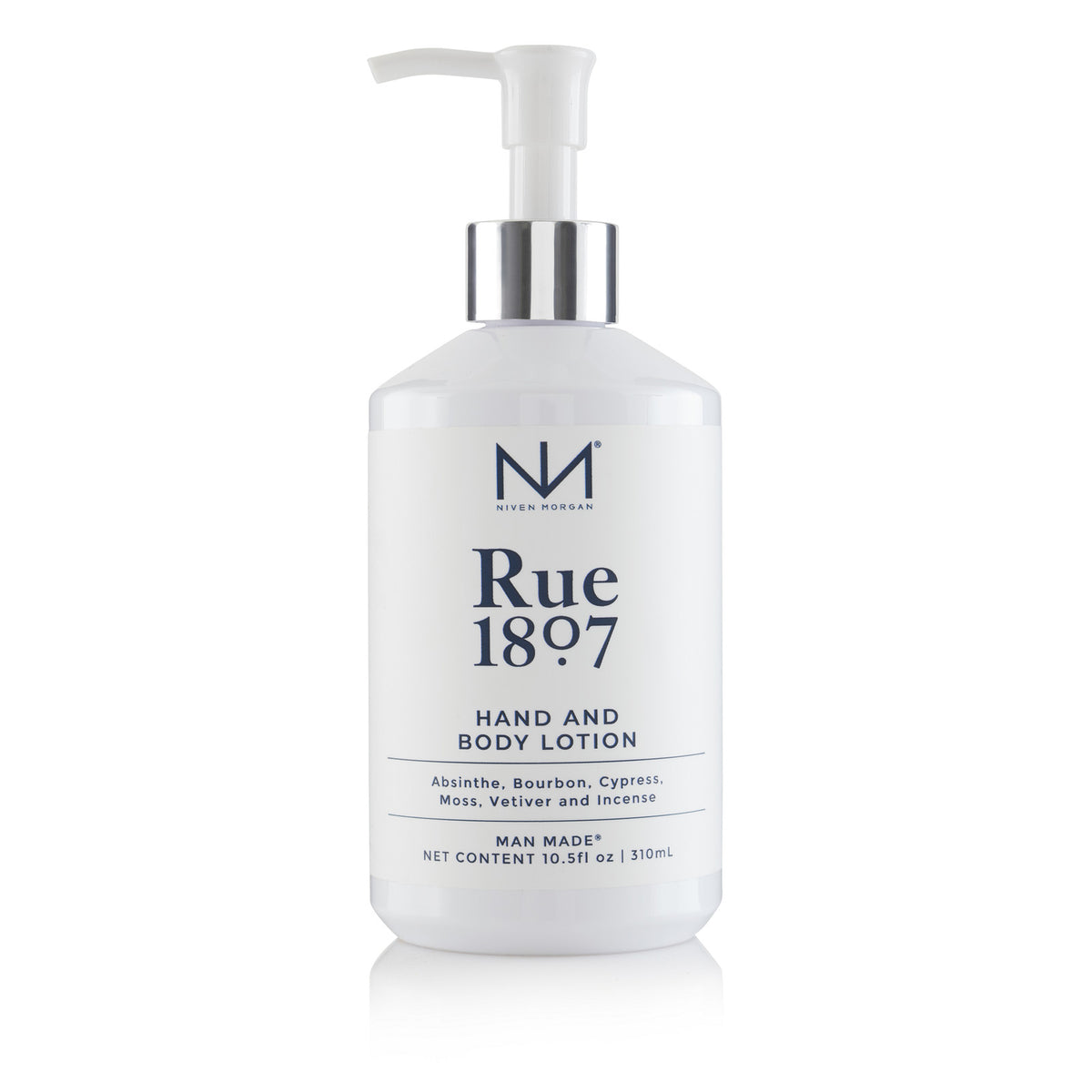Niven Morgan Rue 1807 Black Cypress Hand & Body Lotion 10.5 oz - Hydrating, Non-Greasy