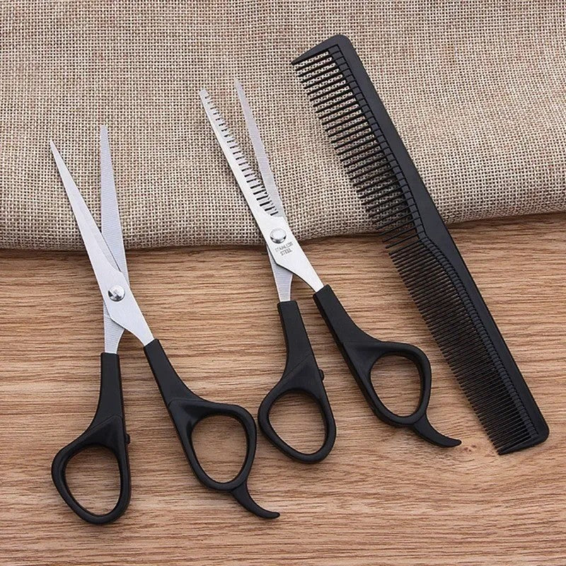 Professional Hair Cutting & Thinning Scissors Set for Barber & Salon Use