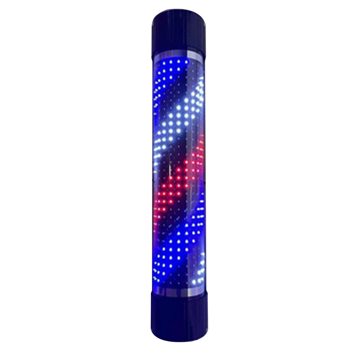 33-Inch Colorful Rotating LED Salon Light Outdoor Waterproof Display