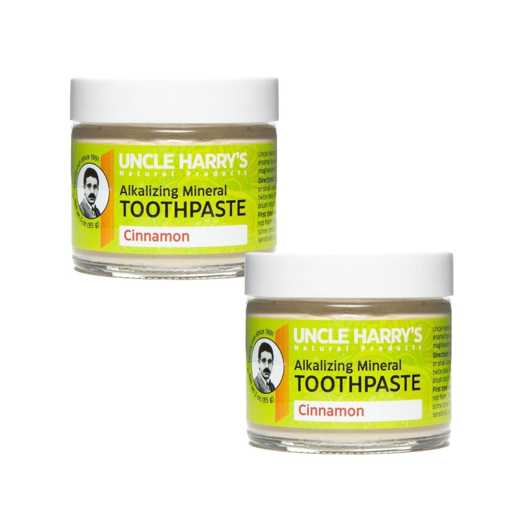 Natural Fluoride-Free Toothpaste 2 Pack - Remineralizing Herbal Toothpaste