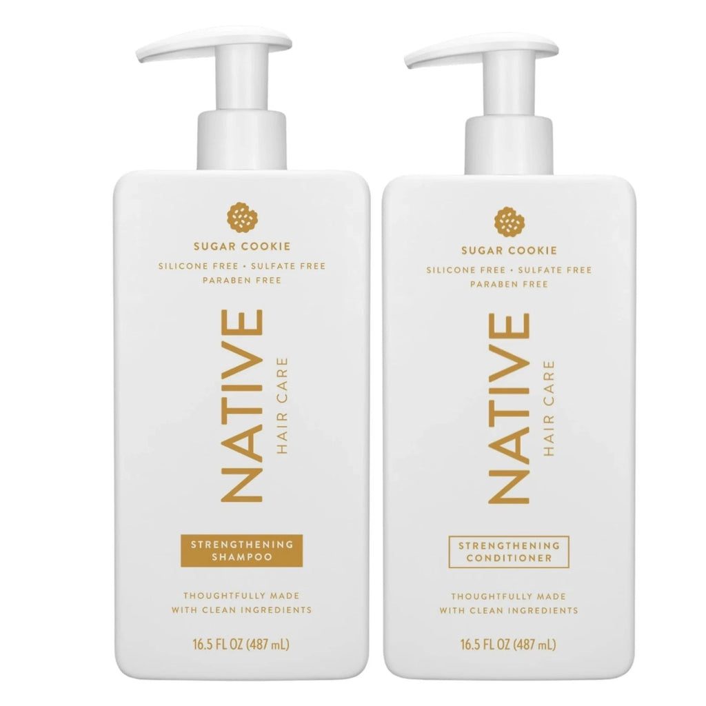 Native Holiday Shampoo & Conditioner Set - Sugar Cookie Scent, 8.25 Fl Oz Each