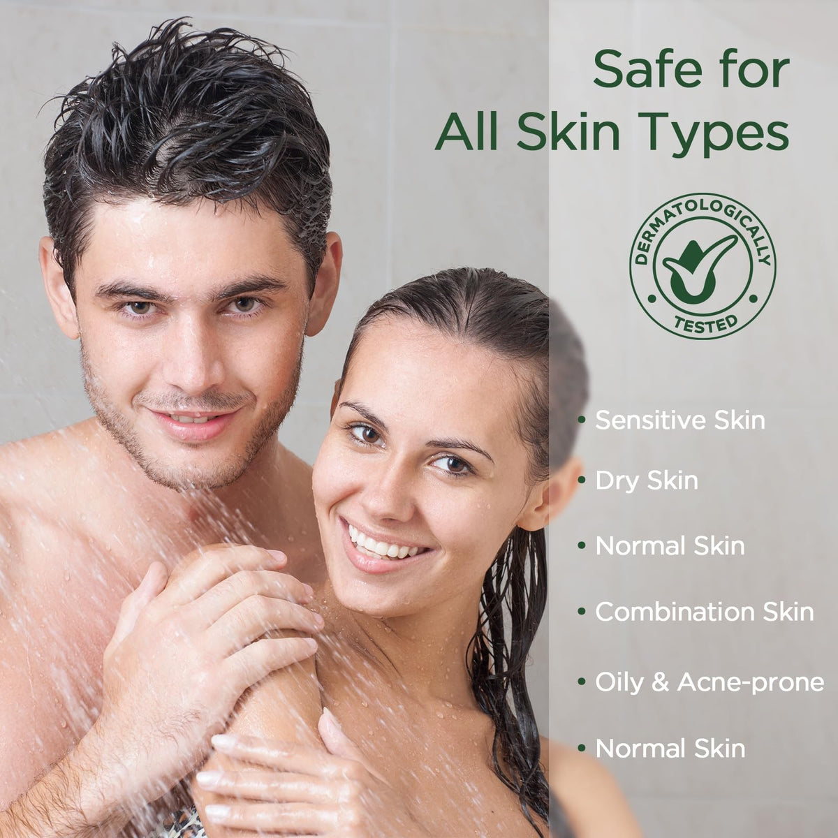 Glycerin Soap Bar 180g - Natural Transparent Face & Body Cleanser with Pine Scent