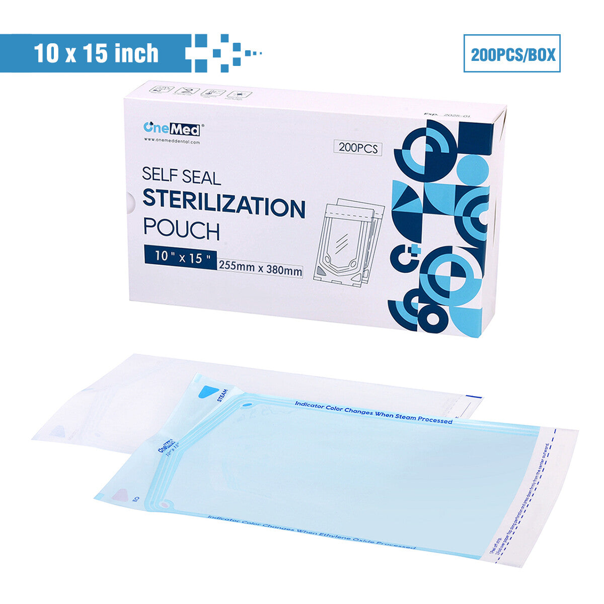 Dental Self Seal Sterilization Pouches Autoclave Bags - Multiple Sizes