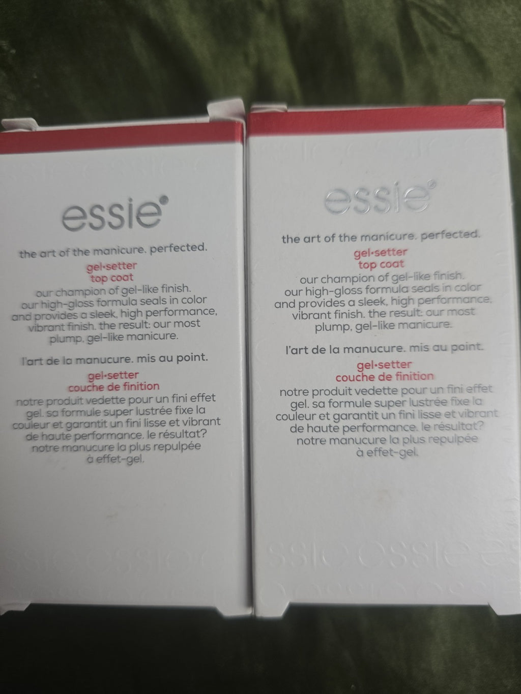 Essie Gel Top Coat Set - Durable Shine & Long-Lasting Finish