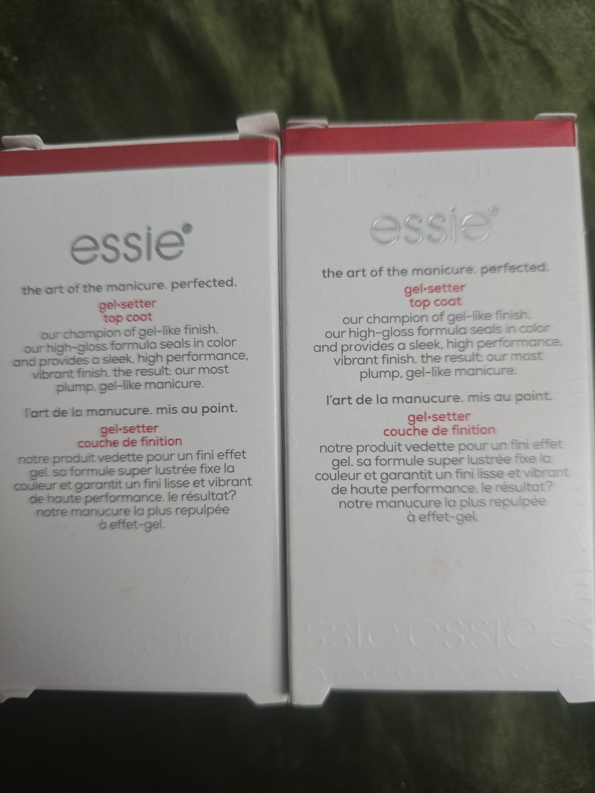Essie Gel Top Coat Set - Durable Shine & Long-Lasting Finish