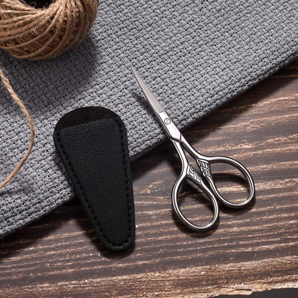 Mini Facial Hair Scissors - Precision Grooming Kit for Men & Women
