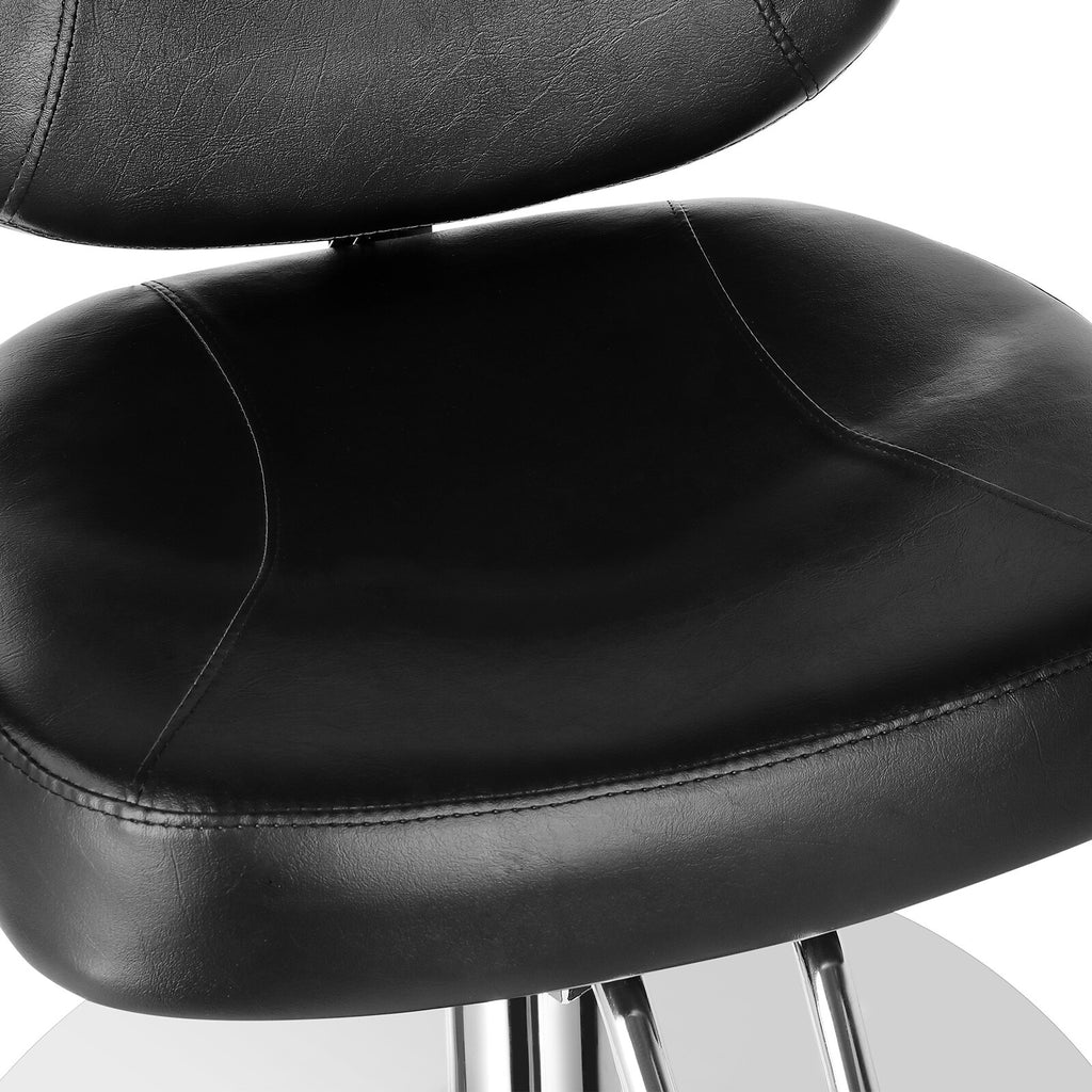 Black Hydraulic Barber Chair for Salon Spa Tattoo Hair Styling Equipment