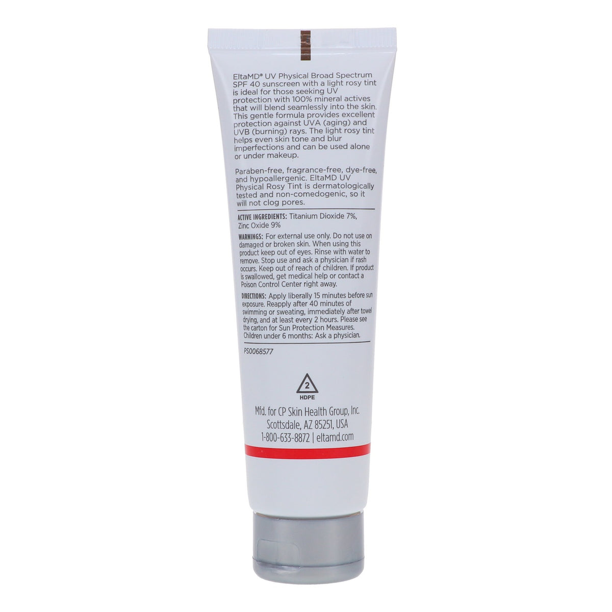 Mineral Sunscreen with Rosy Tint SPF 40 - Face Sunscreen for Sensitive Skin