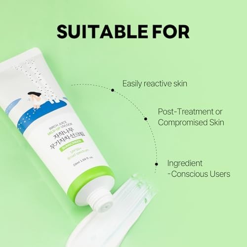 SPF 50+ Mineral Sunscreen with Birch Juice - Broad Spectrum Sun Protection