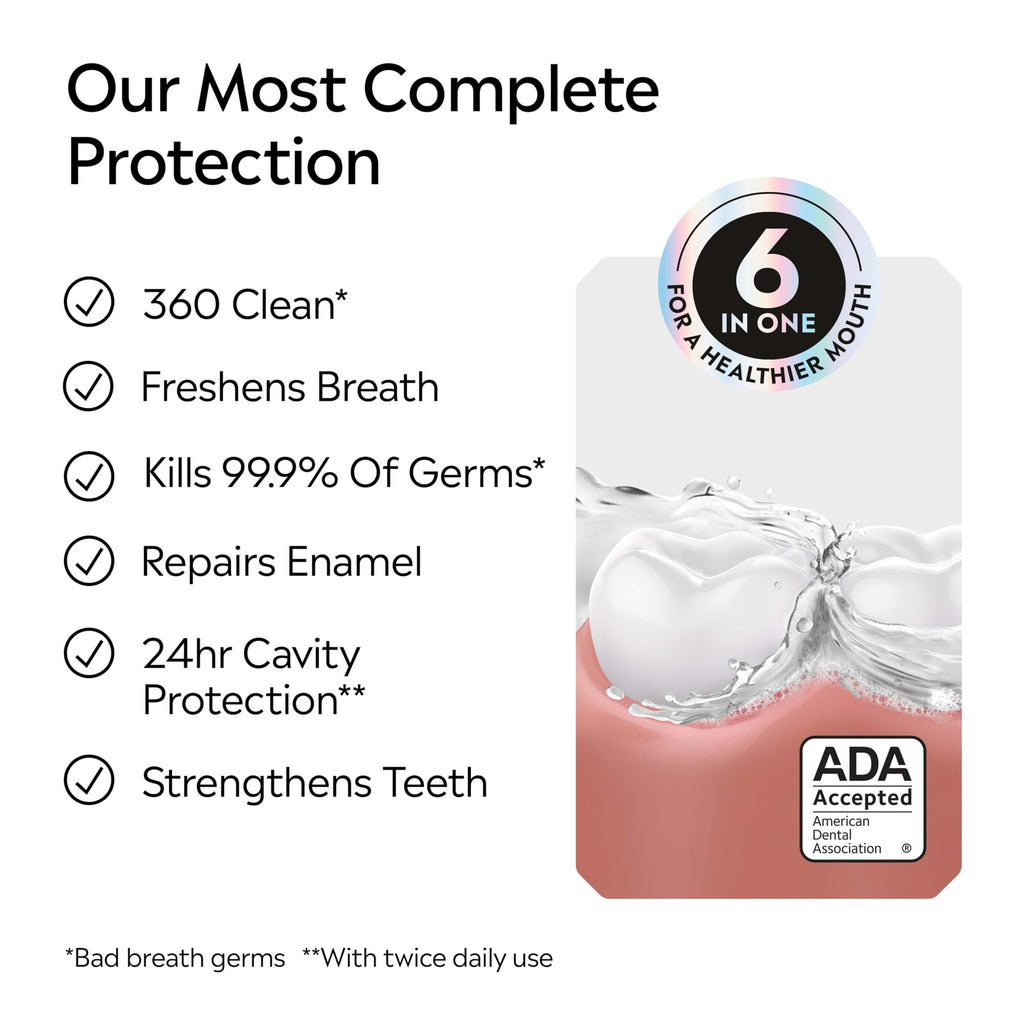 Anticavity Mouthwash with Fluoride - Alcohol-Free, 33.8 Fl Oz