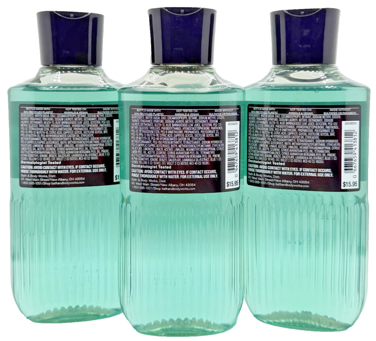 Bath & Body Works Freshwater 3-in-1 Hair Face & Body Wash Set - 30 oz