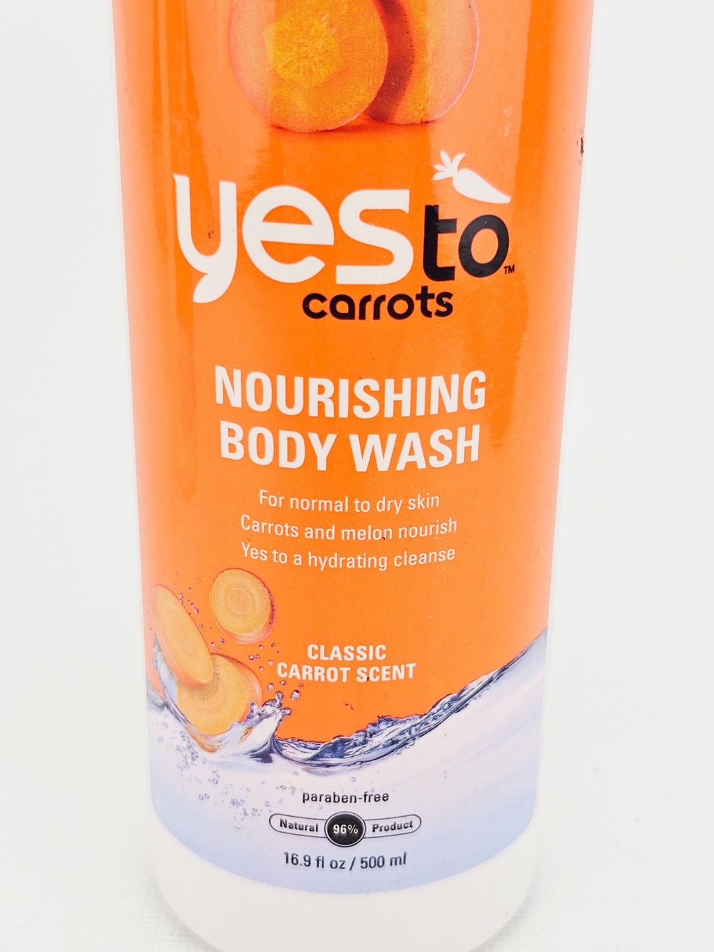 Yes To Carrots Nourishing Body Wash 16.9 oz Pack of 2