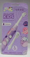 Kids Electric Toothbrush with Squishmallows Characters, Sonic Technology, Replaceable Heads
