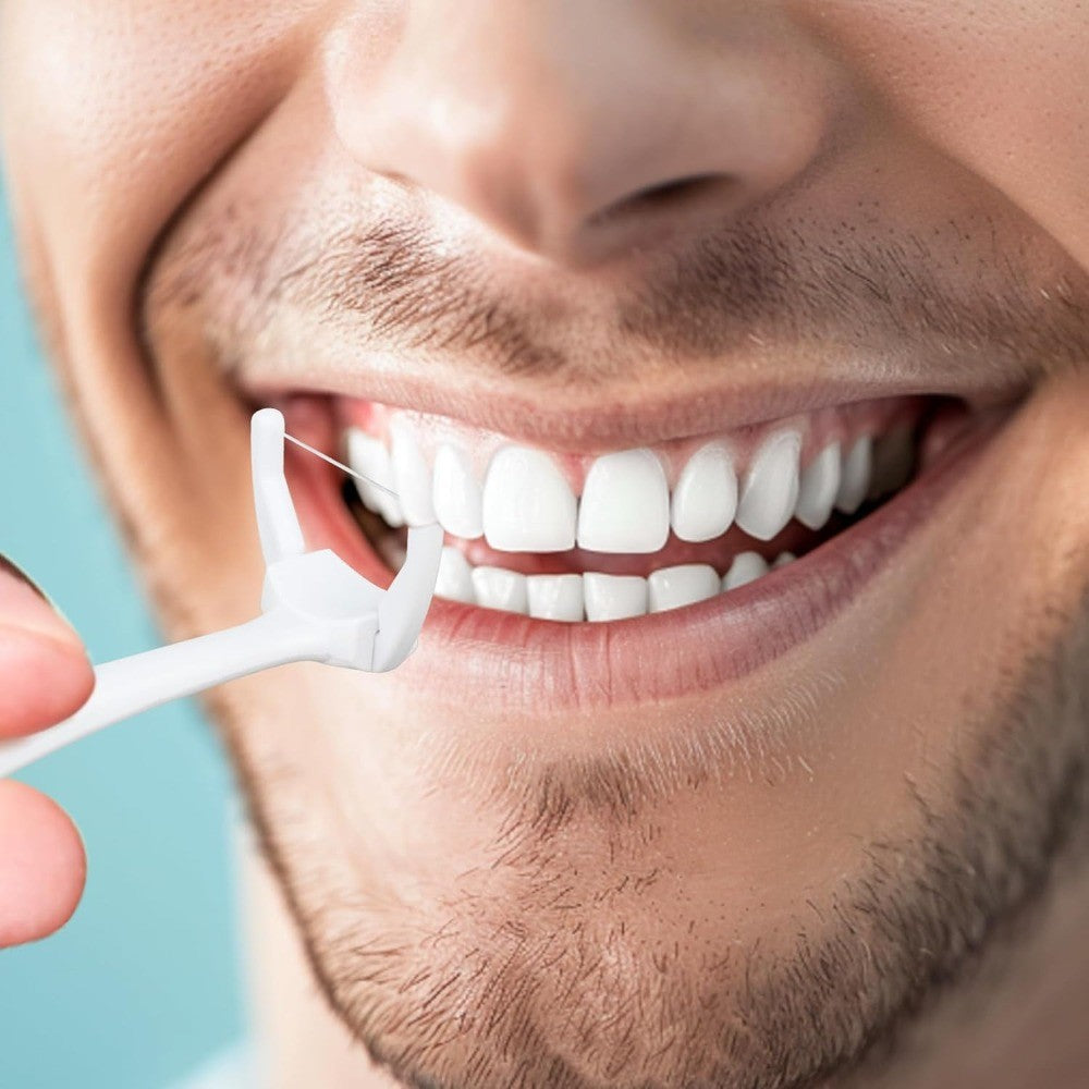 Deep Clean Tooth Flosser Refill Heads - 60 Pack for Oral Care