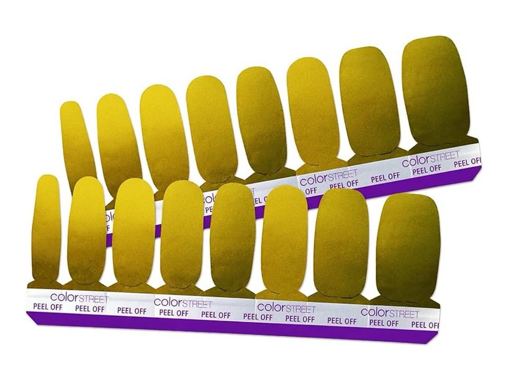 Color Street Nail Polish Strips Miss Polaris Ethereal Green to Gold Duochrome - Easy Manicure