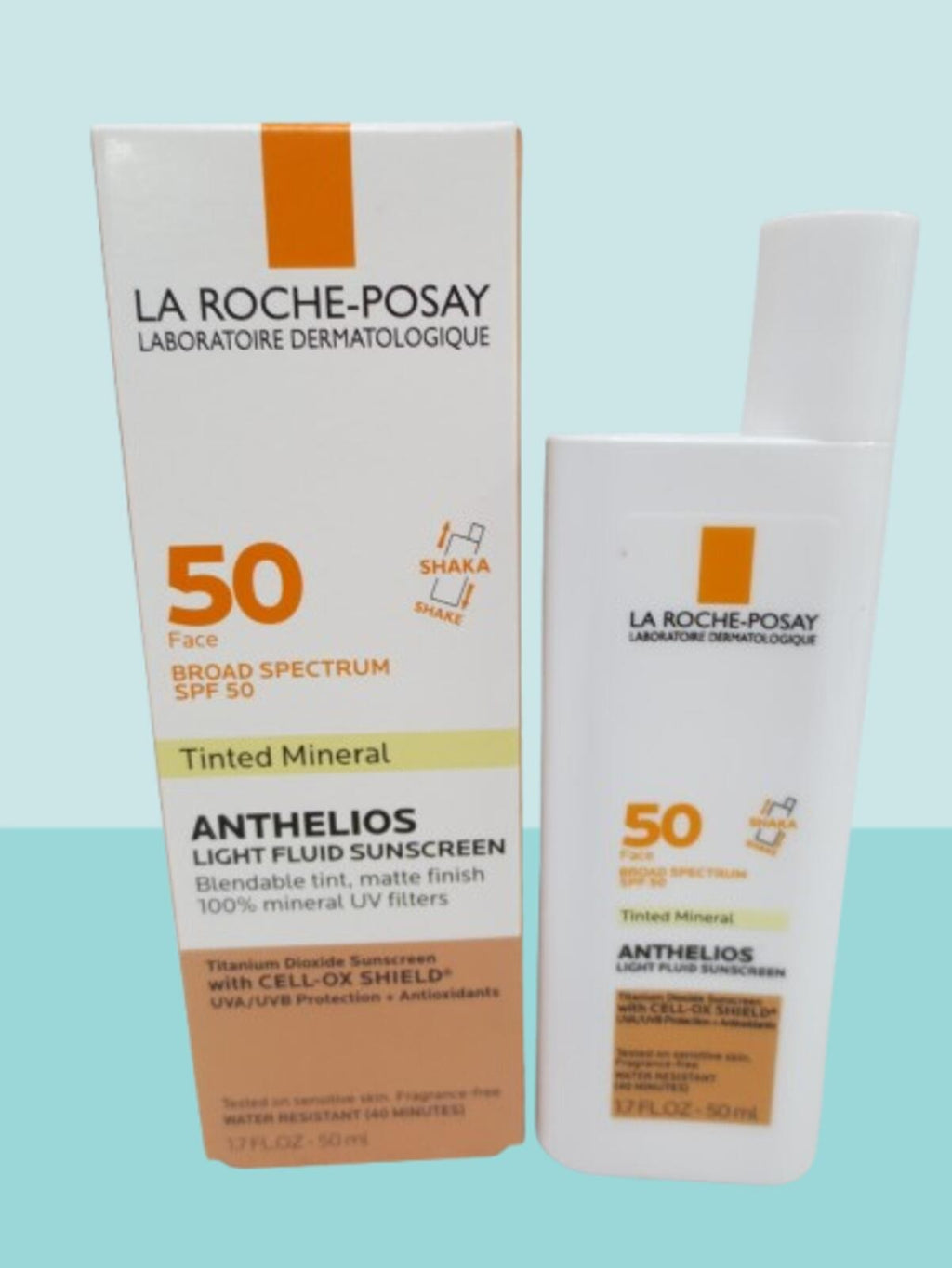 Mineral Sunscreen SPF 50 Tinted Sunblock for Face 1.7 oz - Pack of 3